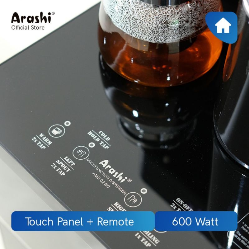 Dispenser Arashi Galon Bawah AMD-02BC Hot &amp; Cool ( Panas &amp;. Dingin)