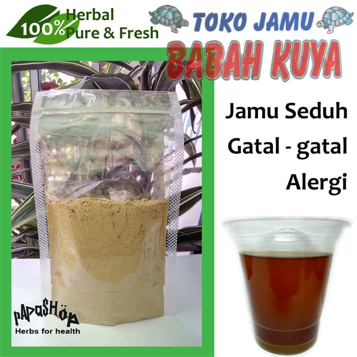 Gatal-gatal alergi Toko Jamu Babah Kuya Racikan Seduh Serbuk Herbal - ju1049