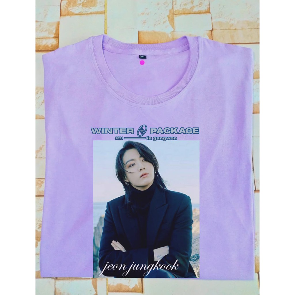 KAOS BTS JUNGKOOK WINTER PACKAGE TSHIRT BTS JEON JUNGKOOK KPOP BAJU BTS