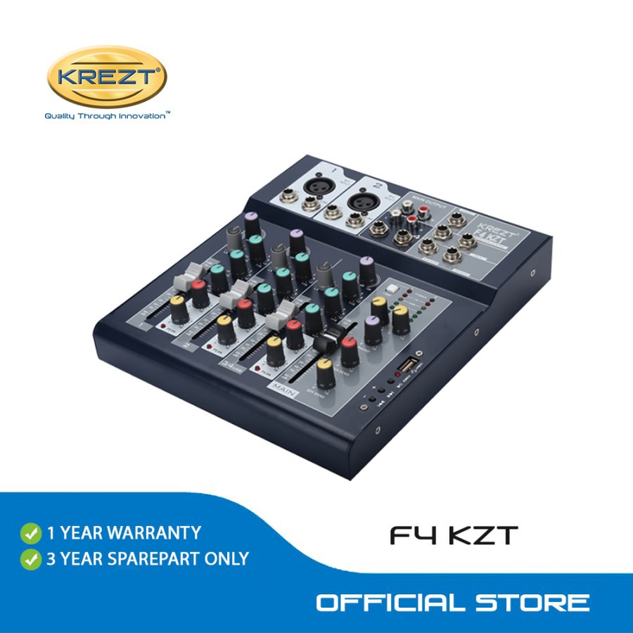 PROFESSIONAL AUDIO MIXER KREZT F4 KZT