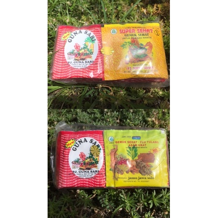 

(ISI 30 SASET) JAMU GUNA SARI (LOGO PUTIH) 100% ORI free jamu flu tulang & asam urat