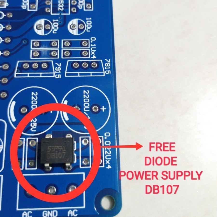 Pcb tone control stereo / pcb hifi tone kontrol ne5532
