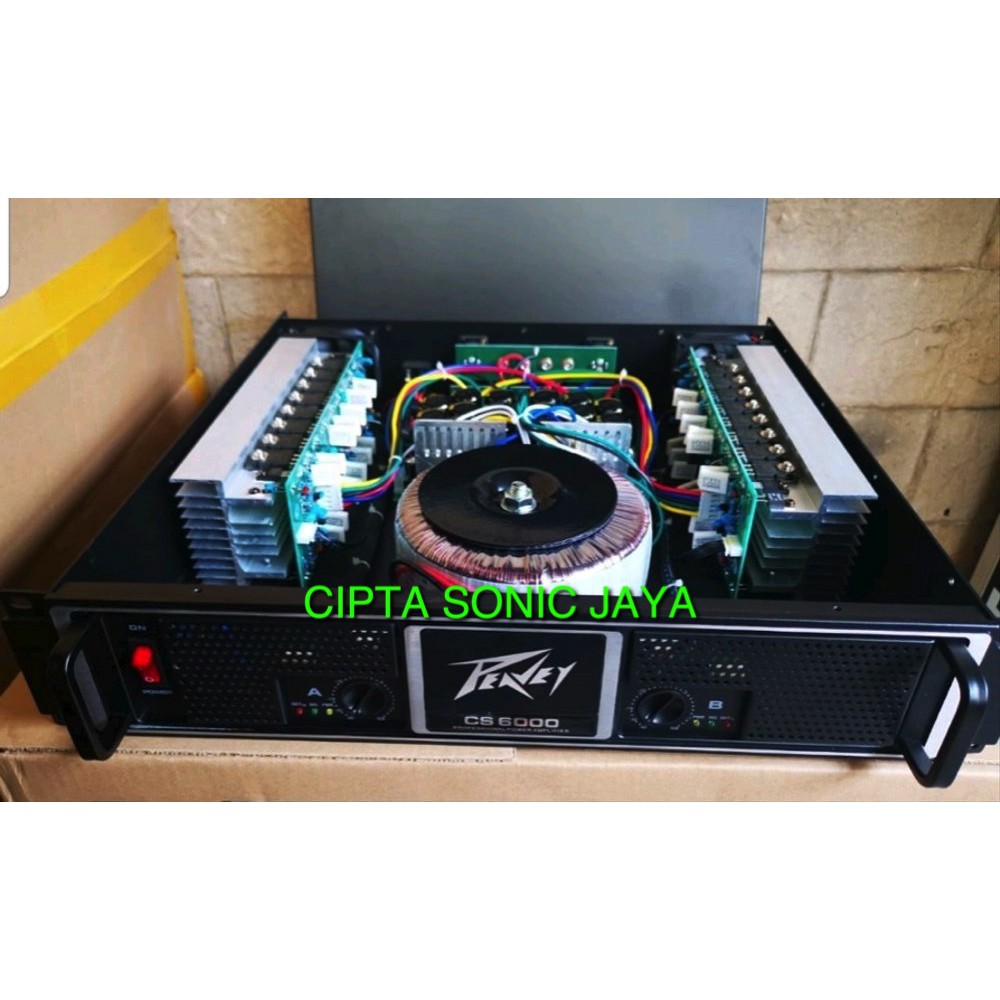 (peti kayu) POWER AMPLIFIER PEAVEY CS 6000 / CS6000