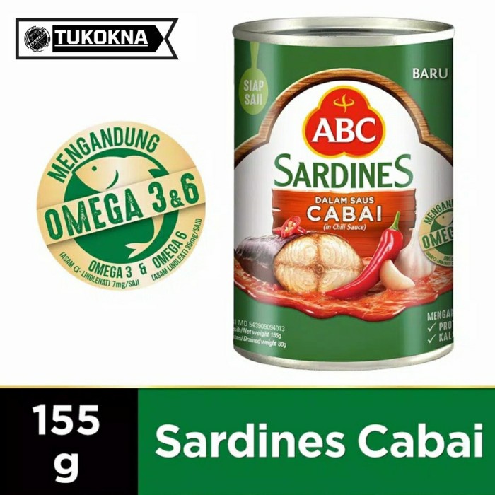 

Da202X6 Abc Sarden Saus Cabai 155 G Xa20X1