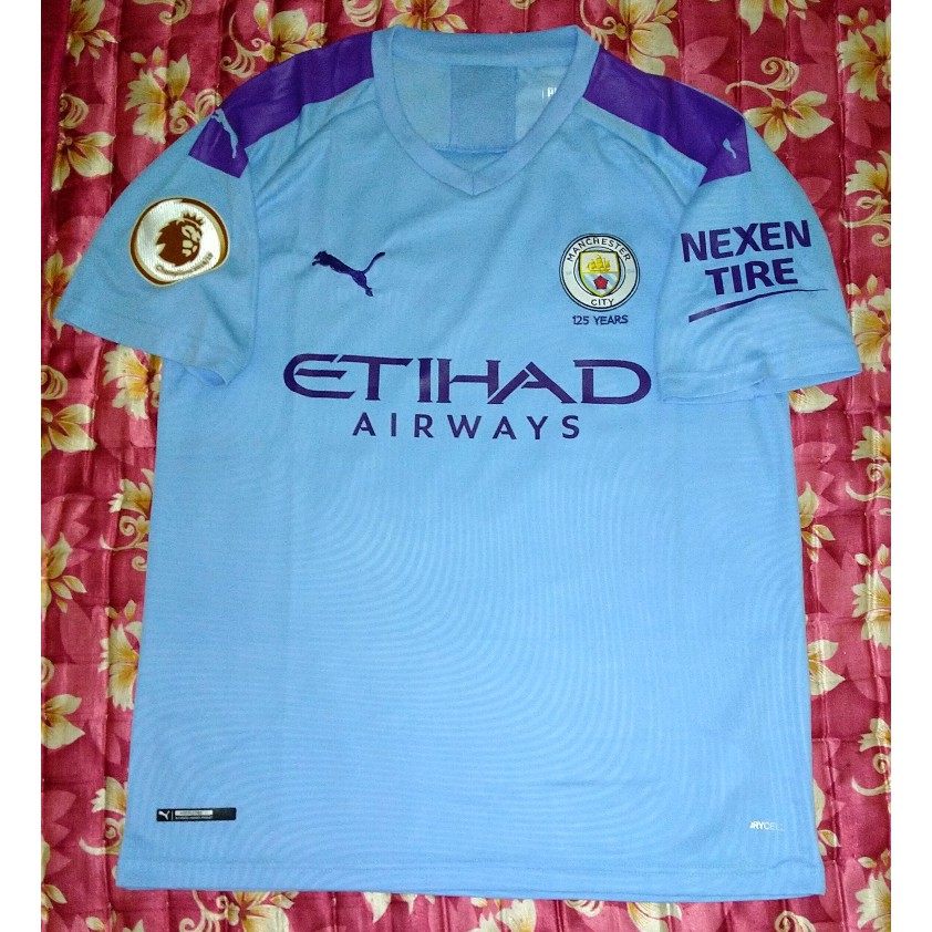 Jersey M. City Home 19/20 Full Patch BPL Retro