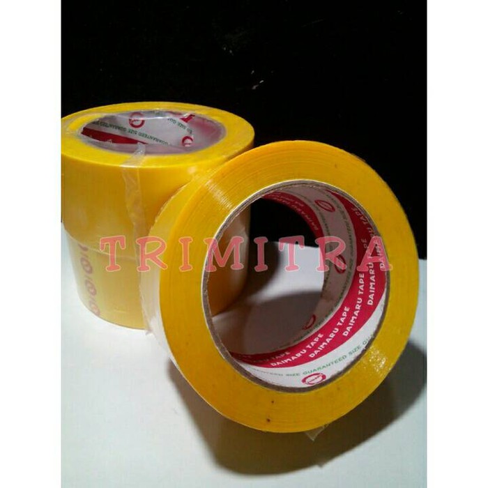 

Termurah SELOTIP / ISOLASI / LAKBAN DAIMARU WARNA KUNING PLASTIK OPP 100 METER Hot