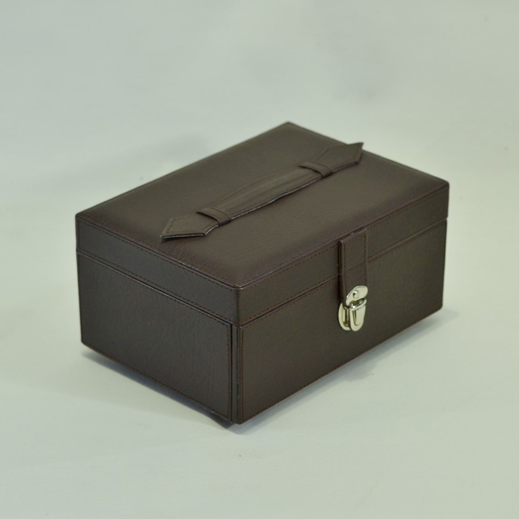 NEW!! Jewelry Box | Kotak Tempat Perhiasan &amp; Accesories Brown Cream