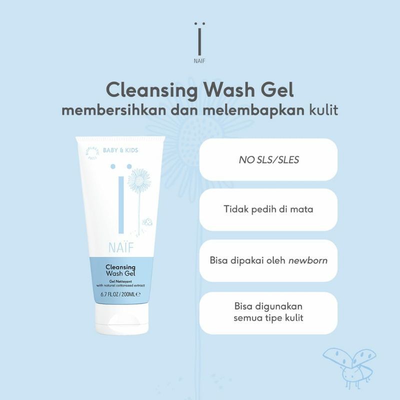 NAIF baby Cleansing Wash Gel