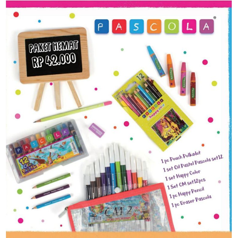 

Standart Pascola Paket Hemat Pouch Polkadot