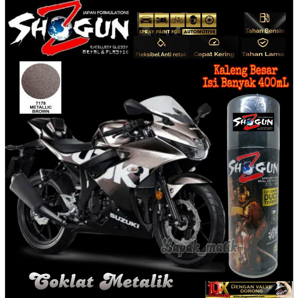 Pilok SHOGUN Z METALIK COKLAT METALLIC BROWN 7178 400ML