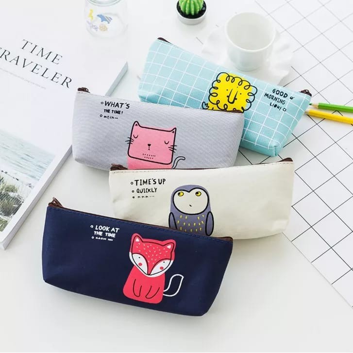 

Kotak Pensil Motif Karakter Lucu Dompet Koin Panjang Pencil Case Alat Tulis Kotak Multifungsi Import