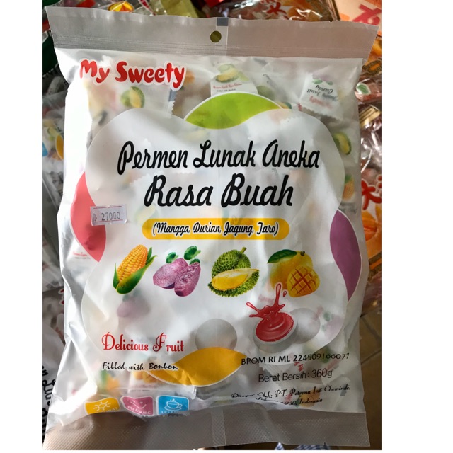 Permen Lunak Rasa Buah 360g