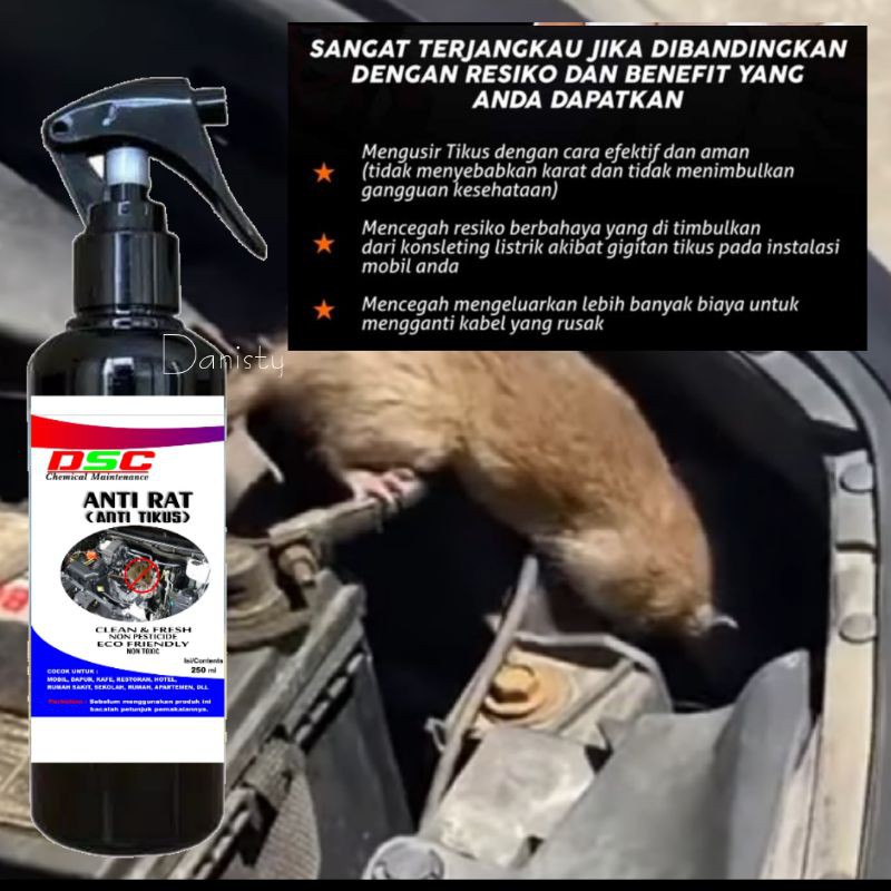 Anti RAT DSC pengusir tikus /cicak/kecoak/semut/250 mili rat penolak tikus rumah