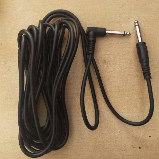 kabel jack jek gitar dan bass 5 meter termurah