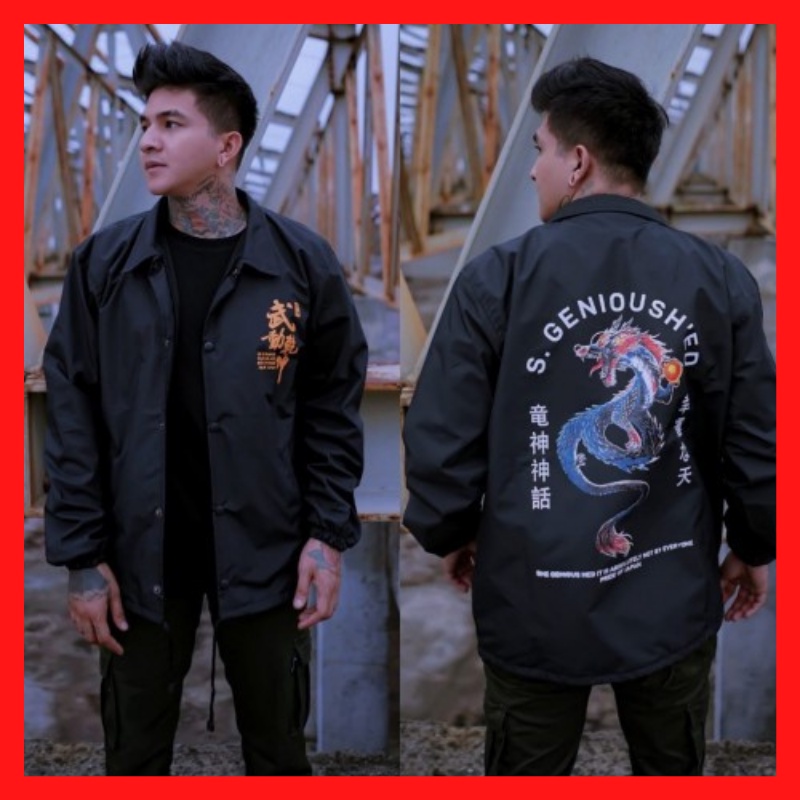 COACH JAKET NAGA JAPAN - JAKET COACH - JAKET PRIA