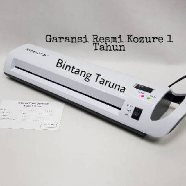 Mesin Laminating Kozure LM-102 Laminating Machine Kozure LM102 Garansi Resmi 1 Tahun