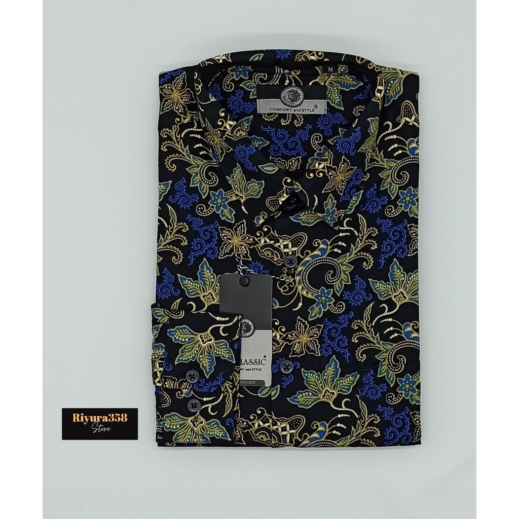 KEMEJA BATIK LENGAN PANJANG V4 CLASSIC - 005