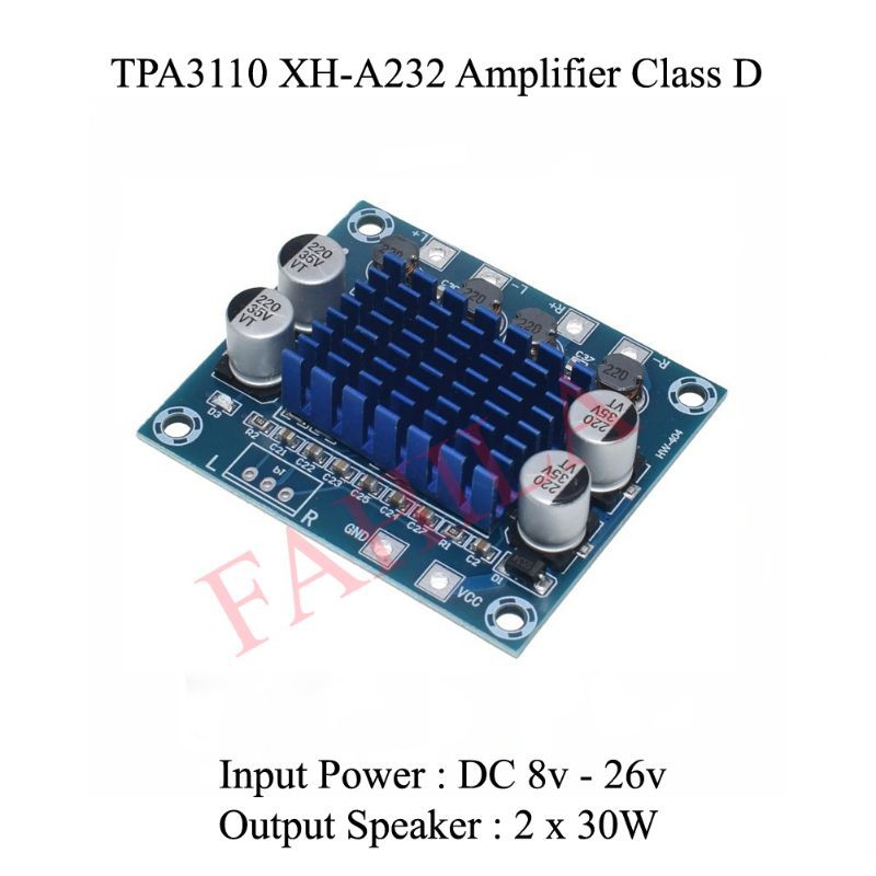 Tpa3110 xh a232 схема