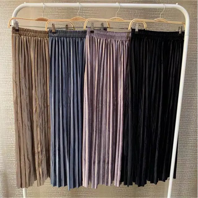 Rok Bludru Plisket/Rok Plisket Velvet/Rok Velvet/Rok Plisket Bludru Import