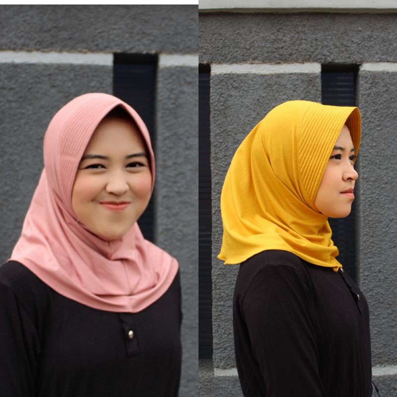 Jilbab Sport Hijab Instan Sporty Jilbab Volly Jilbab Olahraga Bergo Sport