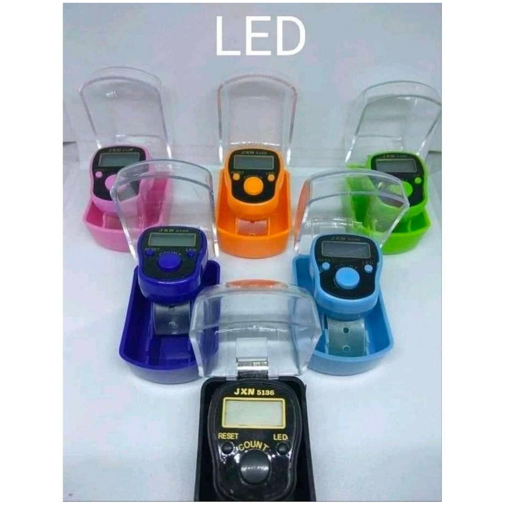 Vinztstore - Tasbih Digital LED Finger Counter Alat Hitung Jari Mini Elektronik Tasbeh Dzikir