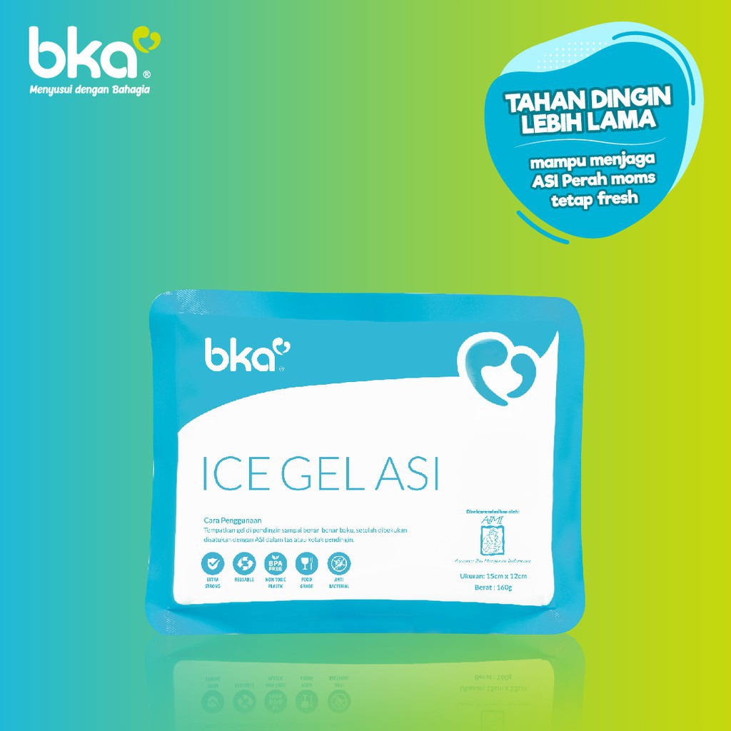 Ice Gel BKA Anti Bacterial / Ice Gel Pack/ BKA ice gel/ Pendingin Asi Reusable dan Tahan lama