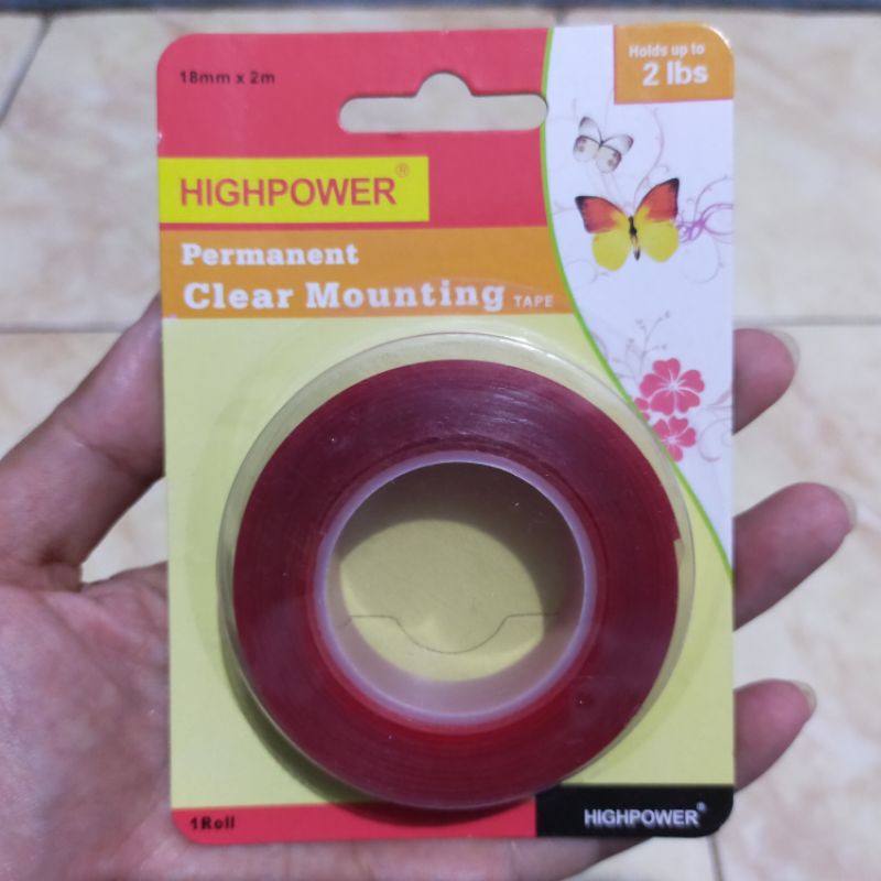 

HIGHPOWER - double tape bening transparan