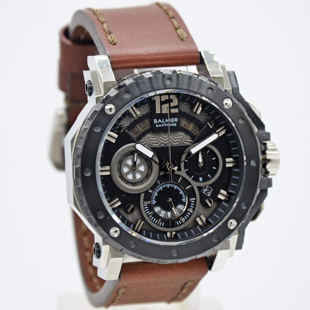 Balmer B-7935M Brown Original. Water Resist. Garansi 1 thn