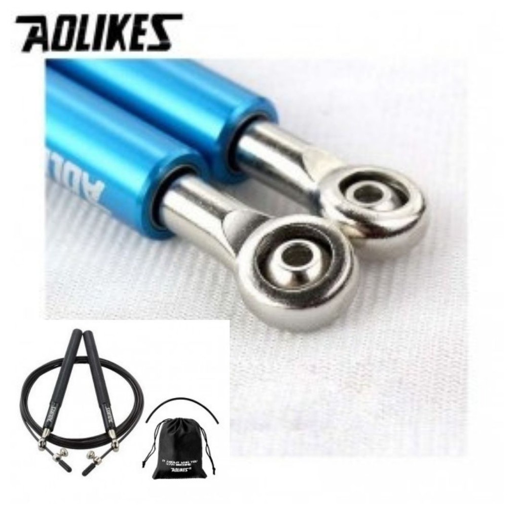 Alat Loncat Tali Skipping Jump Rope Bearing Besi Alumunium Aolikes 111140