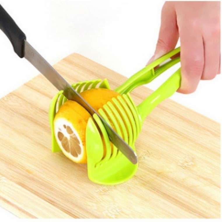 AN Alat Bantu Jepit Potong Buah Sayur Food Slicer