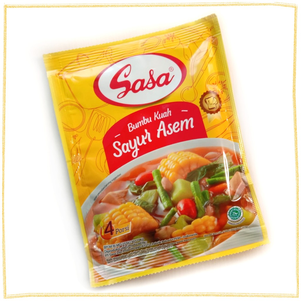 

1x SASA Bumbu Kuah Sayur Asem 33 gr Masakan Instan