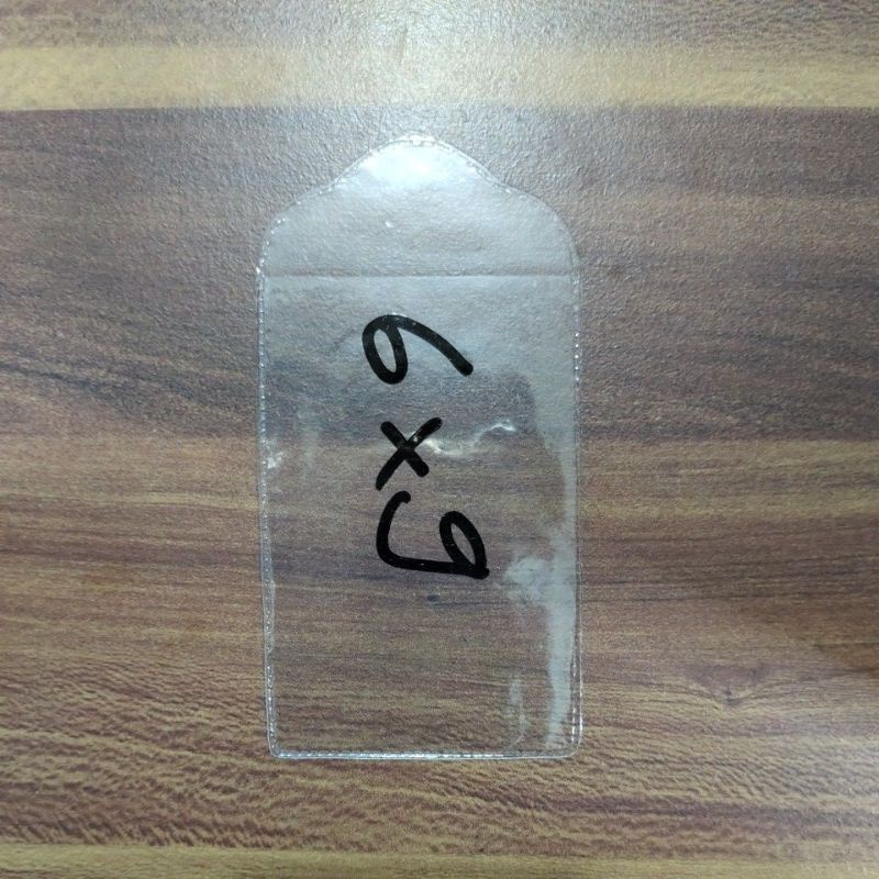 

Plastik Mika Cover Kartu eToll / ATM / KTP / ID CARD uk. 6 x 9 (1 PACK ISI 100) versi lidah lipat