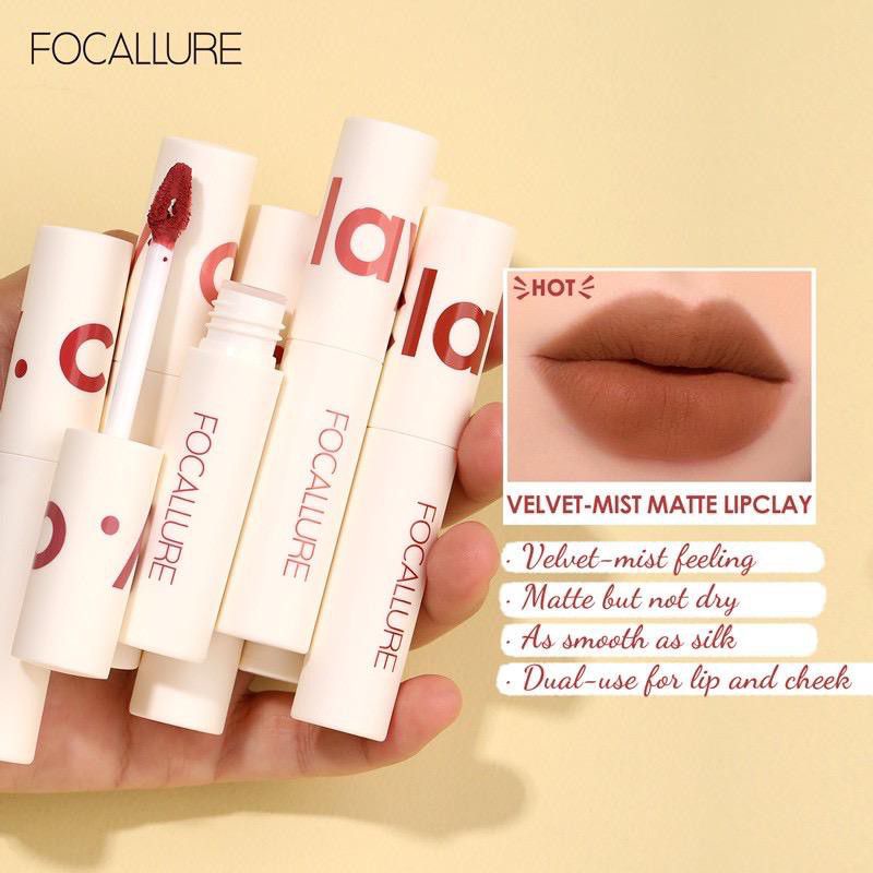 FOCALLURE CLAY LIPCREAM MATTE LIPSTIK