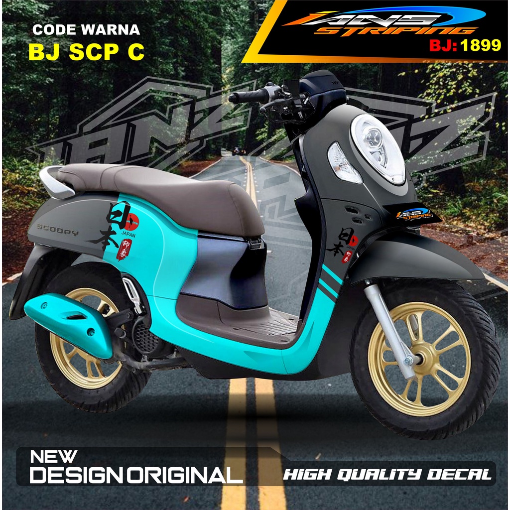 DECAL STIKER FULL BODY SCOOPY / STICKER ALL NEW SCOOPY / STIKER FULL BODY SCOOPY TERMURAH / STIKER MOTOR SCOOPY / STIKER MOTOR