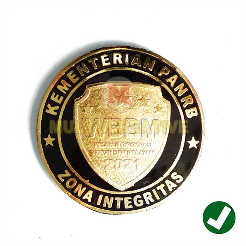 Pin WBBM Kementrian PANRB Zona Integritas - Emblem WBBM Terbaru