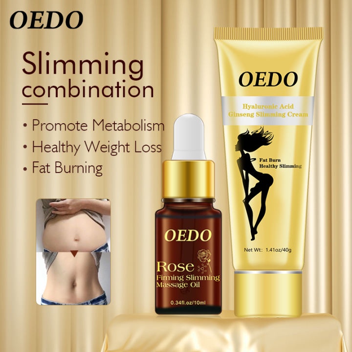 OEDO Slimming Fat Massage Cream + Slimming Fat Massage Essential Oil