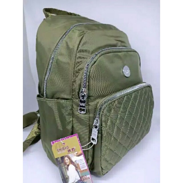 Original Tas Ransel CHIBAO BORDIR Wanita Import High QUALITY Anti Air Elegan Desain Terbaru