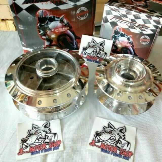 TROMOL SET RX KING CHROME TROMOL DEPAN BELAKANG RX KING