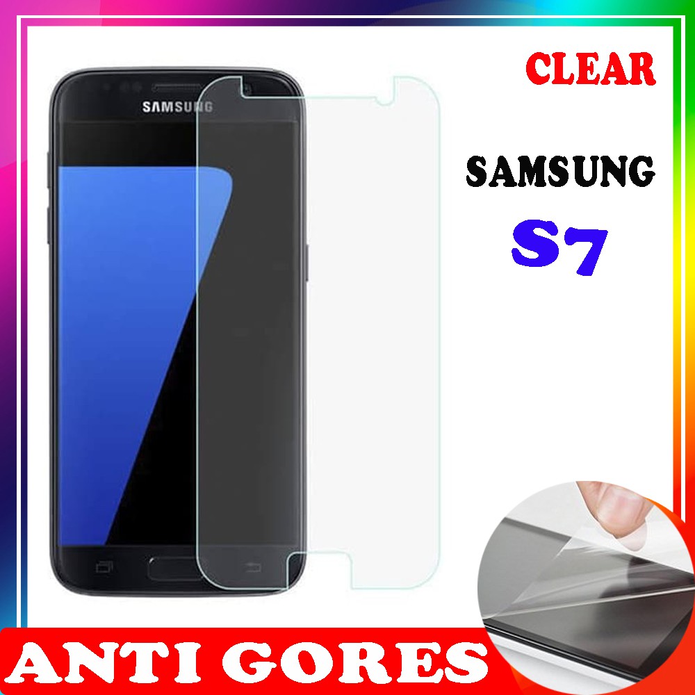 Anti Gores Samsung s6 Edge S7 Sony C3/C3 Dual T3 MR Z2A Xiaomi Redmi 1S 2S Screenguard Pelindung Layar Gadget Antigores Screen Protector HP Handphone Screen Clear Bening