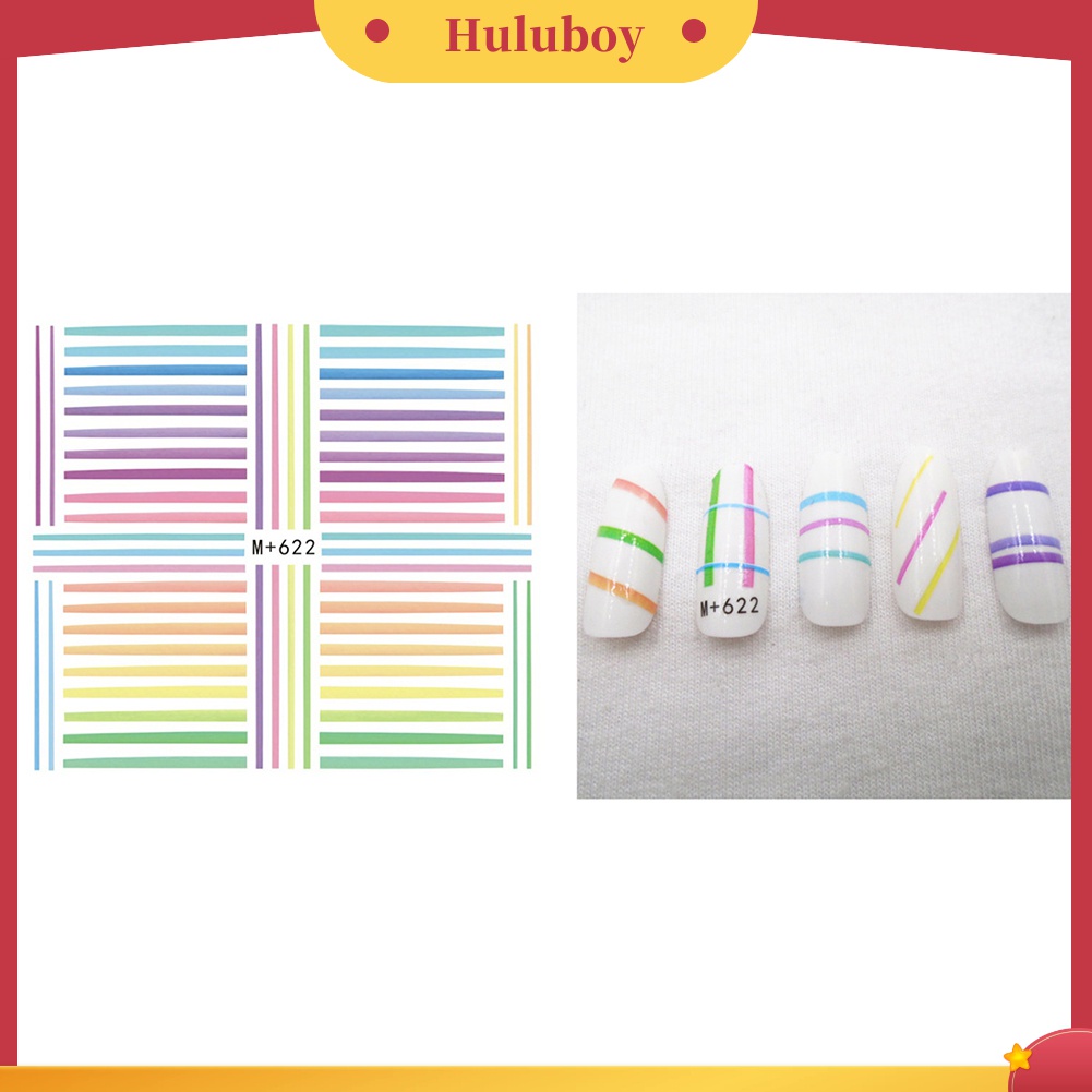 Huluboy Huluboy♡ Stiker Kuku Transfer Air Motif Hewan / Hati / Bintang / Bunga / Lebah Untuk Dekorasi Nail Art