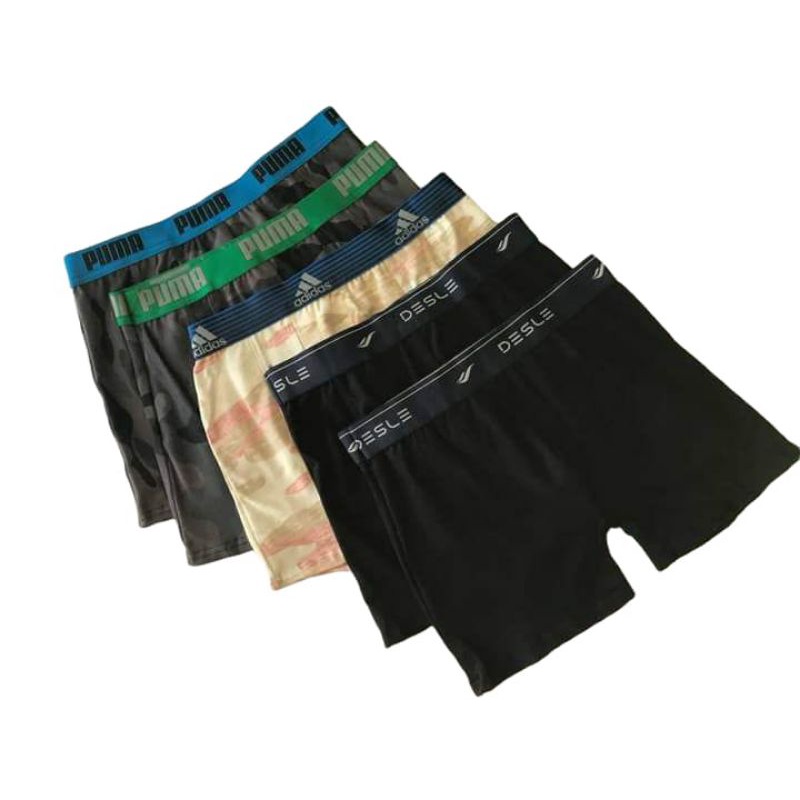 celana dalam boxer pria 5pcs premium