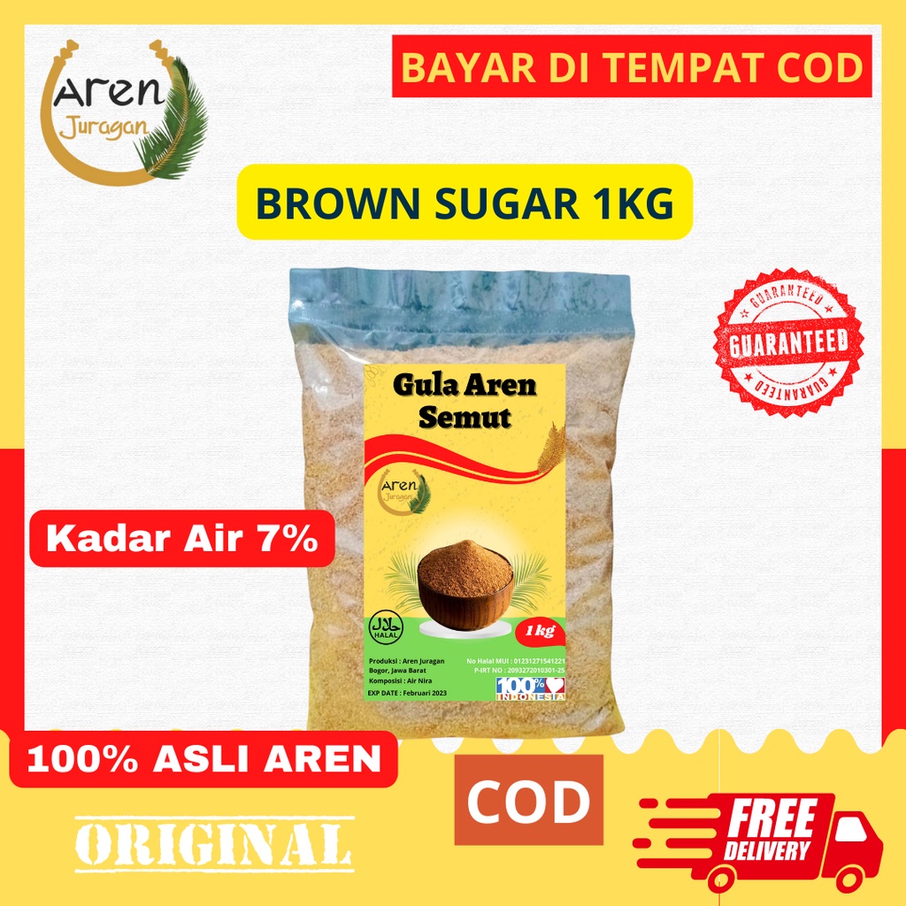 

Gula Aren Bubuk Asli Murni 1kg Murah Kadar Air Basah 7%