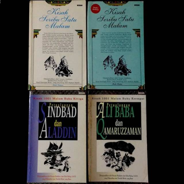 KISAH SERIBU SATU MALAM - KISAH 1001 MALAM Buku 1 - 4 - Arabian Nights - Mizan Lawas