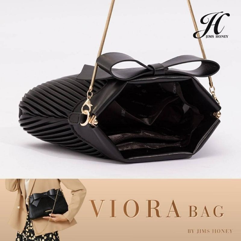 VIORA BAG BY JIMS HONEY TAS MURAH ELEGANT TERCANTIK TERUNIK TAS SELEMPANG PITA TERIMUT