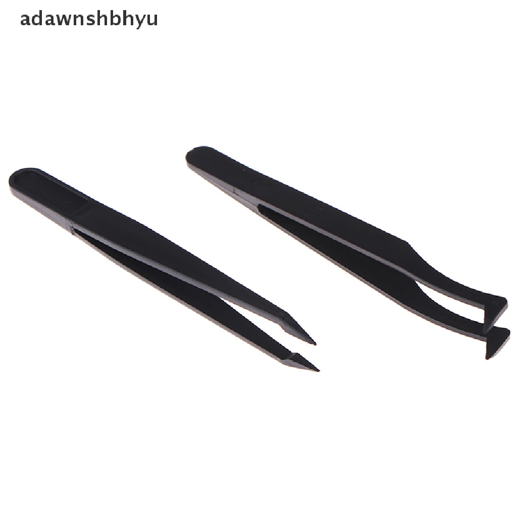 [adawnshbhyu] Curved Straight Tip Forceps Diamond Painting Tweezer Pinset Pengambil Plastik