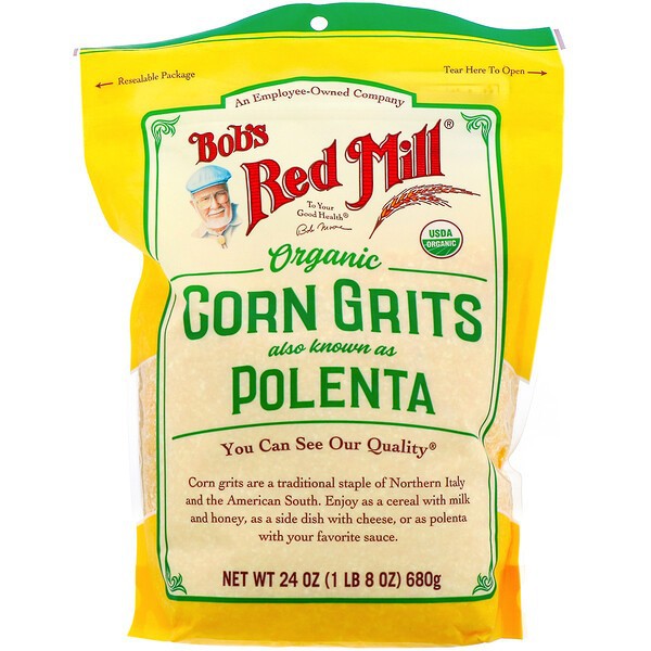 

BOB'S RED MILL ORGANIC CORN GRITS POLENTA 680GR