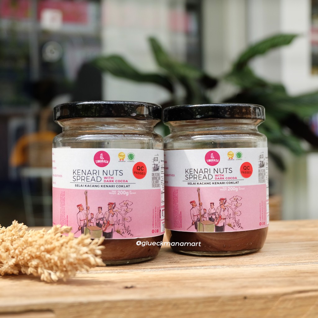 

Timurasa Kenari Nuts Spread Dark Cocoa Jam / Selai 200 gr