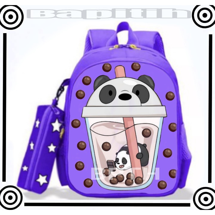 BPT/ Tas Ransel Anak Perempuan Karakter BOBA - RANSEL BOBA LED - RANSEL BOBBA - TAS BOBA ANAK CEWE - School Bag Tas Sekolah