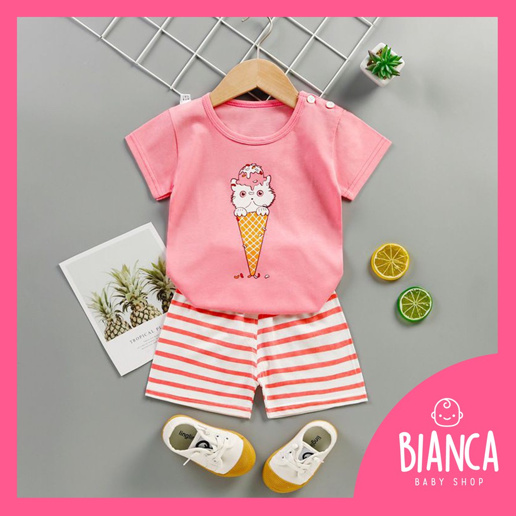 BIANCA - Setelan Baju Anak Motif Lucu