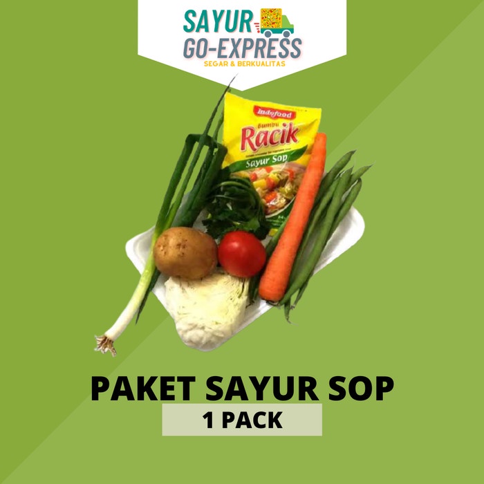 

paket sayur sop segar praktis